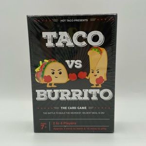 Taco vs Burrito The Card Game 2018 Hot Taco Weird Wild Food Game Sealed Gifts